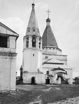 Никольский храм в Балахне на исторической фотографии