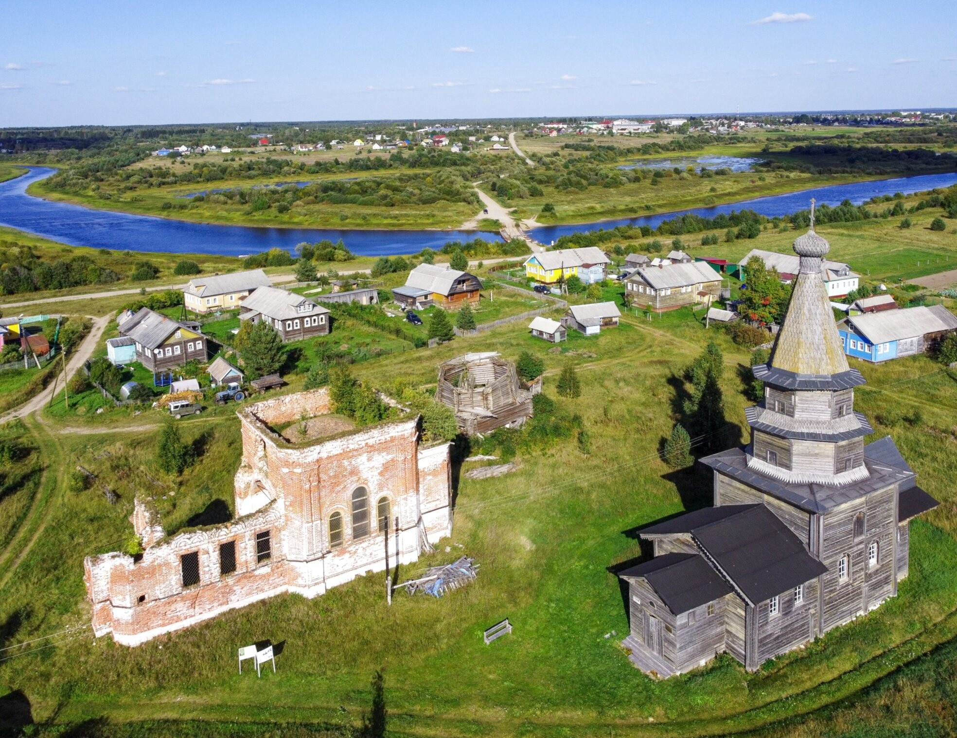 Георгиевская церковь в деревне Верхняя Паленьга