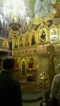 Иконостас храма святого Иоанна Воина в городе Коврове