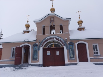 Спасо-Преображенский Важеозерский мужской монастырь зимой