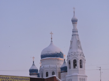 Покровский собор в Гатчине - зимняя фотография