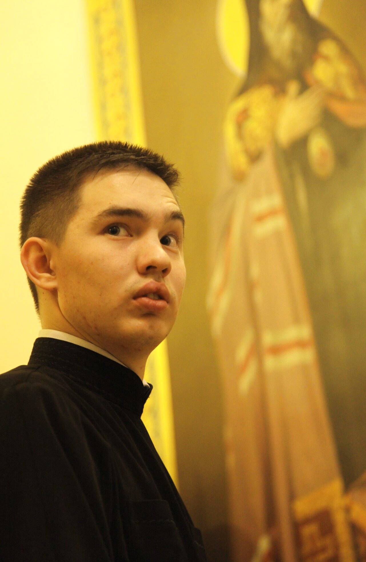 Дмитрий Иванов в храме преподобного Алексия человека Божия в Нижнем Новгороде