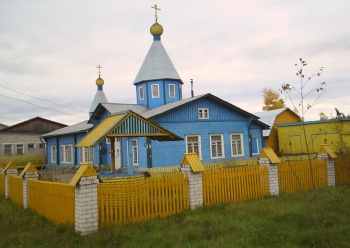 Храм Преподобного Серафима Саровского в посёлке Коноша