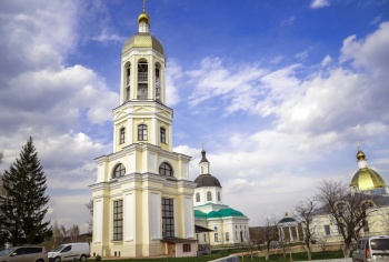 Колокольня монастыря Спаса Нерукотворного пустынь в Клыково