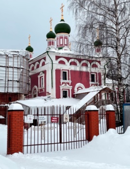 Церковь Казанской иконы Божией Матери в Полевшине - зимняя фотография