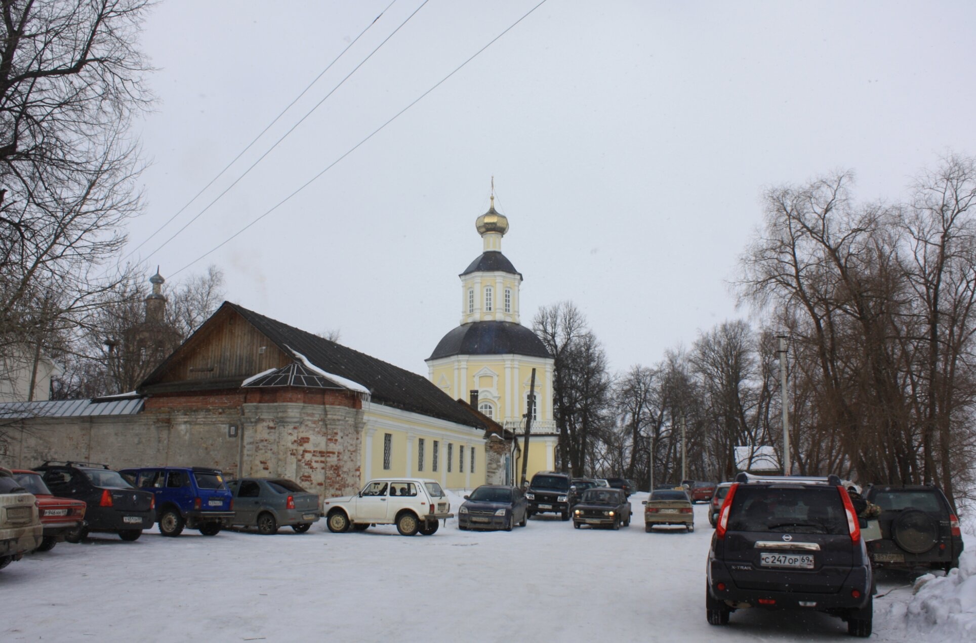 Богородицкий Житенный Смоленский женский монастырь в зимний период