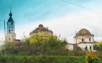 Храм Рождества Христова в селе Лежнево