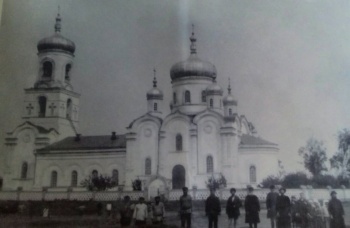 Церковь Богоявления Господня в Суходоле на исторической фотографии