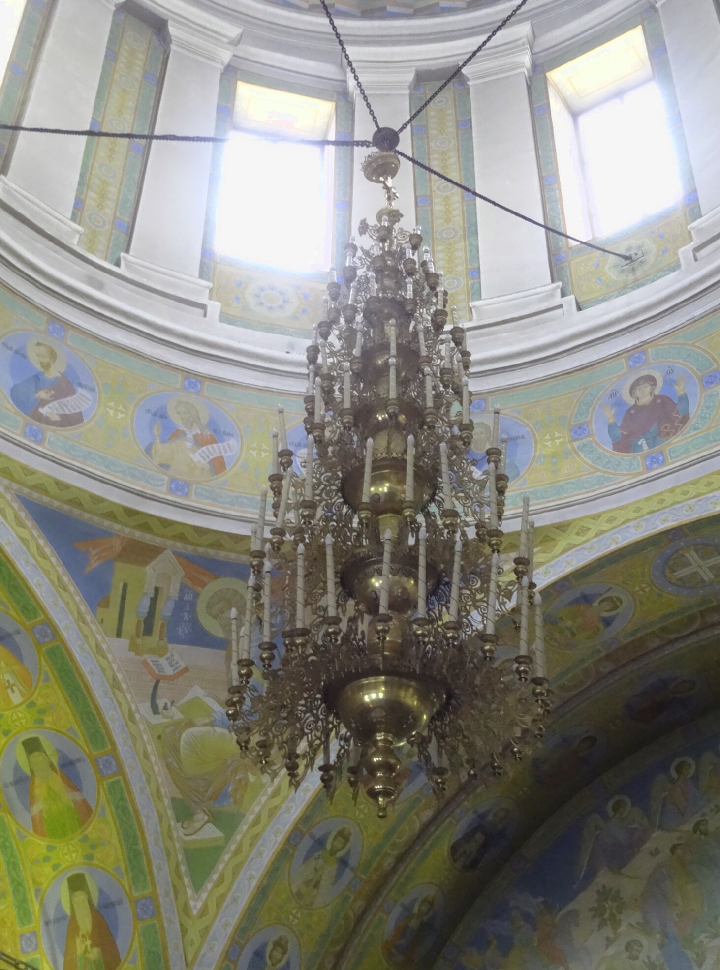 Росписи купола Троицкого собора в Екатеринбурге
