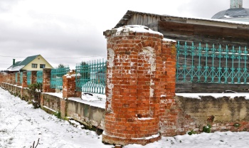 Церковь Рождества Богородицы в селе Глебовское зимой