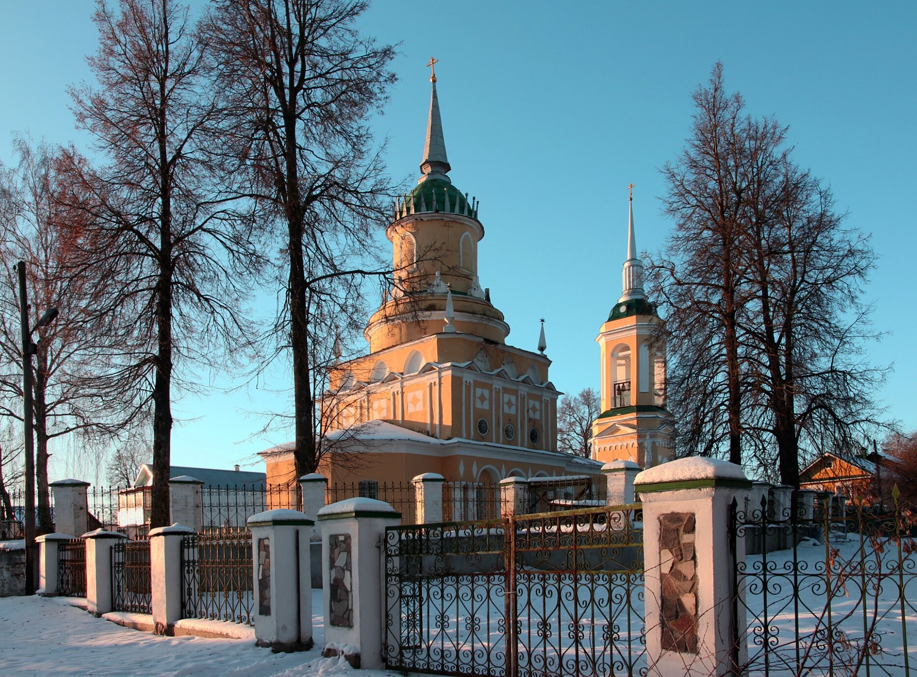 Церковь Николая Чудотворца в Черкизово-Старки зимой