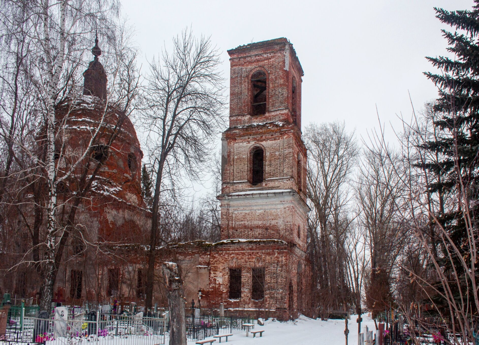 Церковь Троицы Живоначальной в Большом Мурашкино