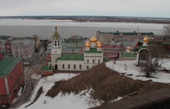 Храм Иоанна Предтечи в Нижнем Новгороде: зимний вид