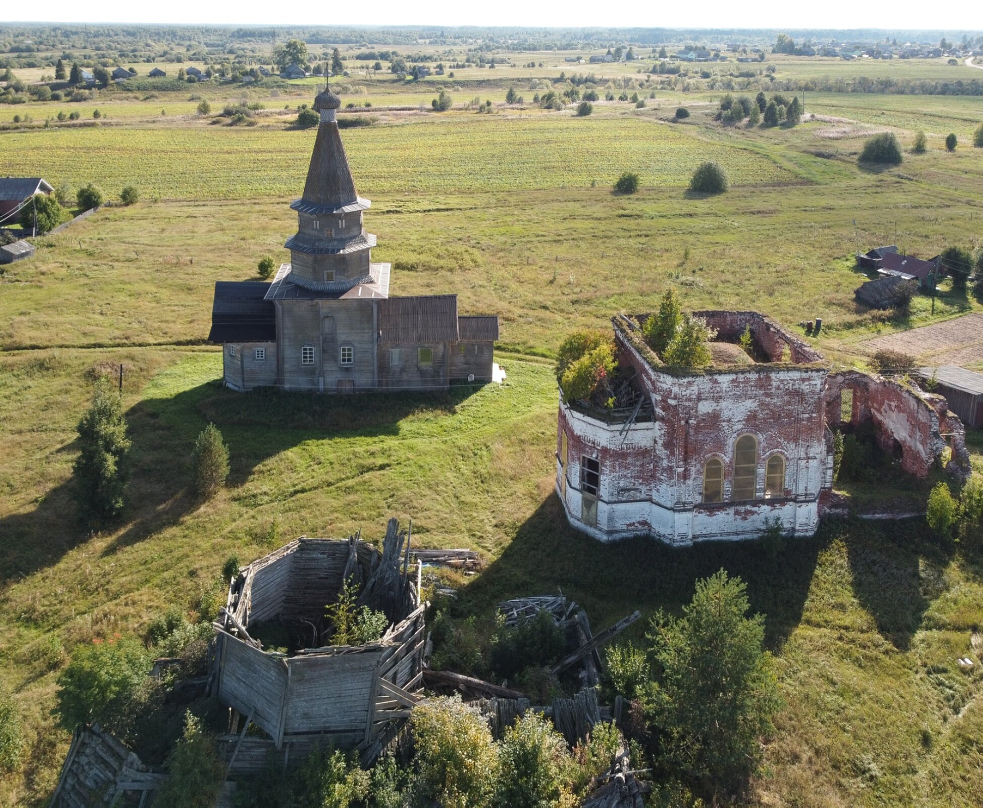 Архитектурный ансамбль Погоста Ратонаволок (Пиньгиша) в Холмогорском районе