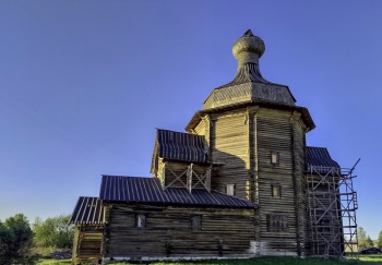 Никольская деревянная церковь в Зачачье