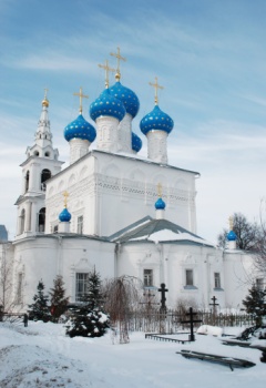 Храм Николая Чудотворца в Пушкино — зимняя фотография