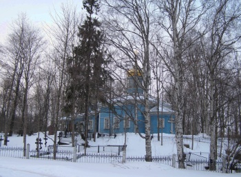 Церковь Святой Великомученицы Екатерины в зимнем убранстве