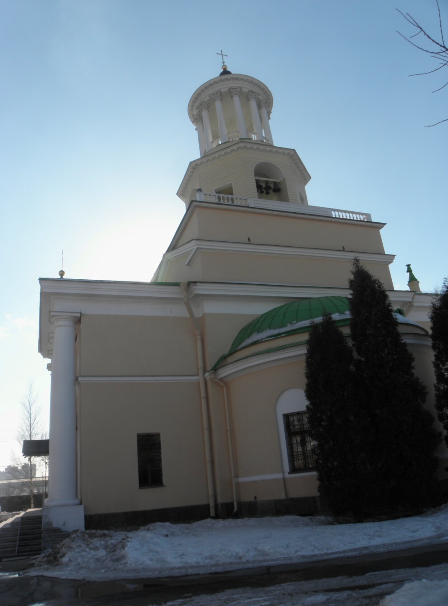 Храм Святой Великомученицы Екатерины в Мурино зимой
