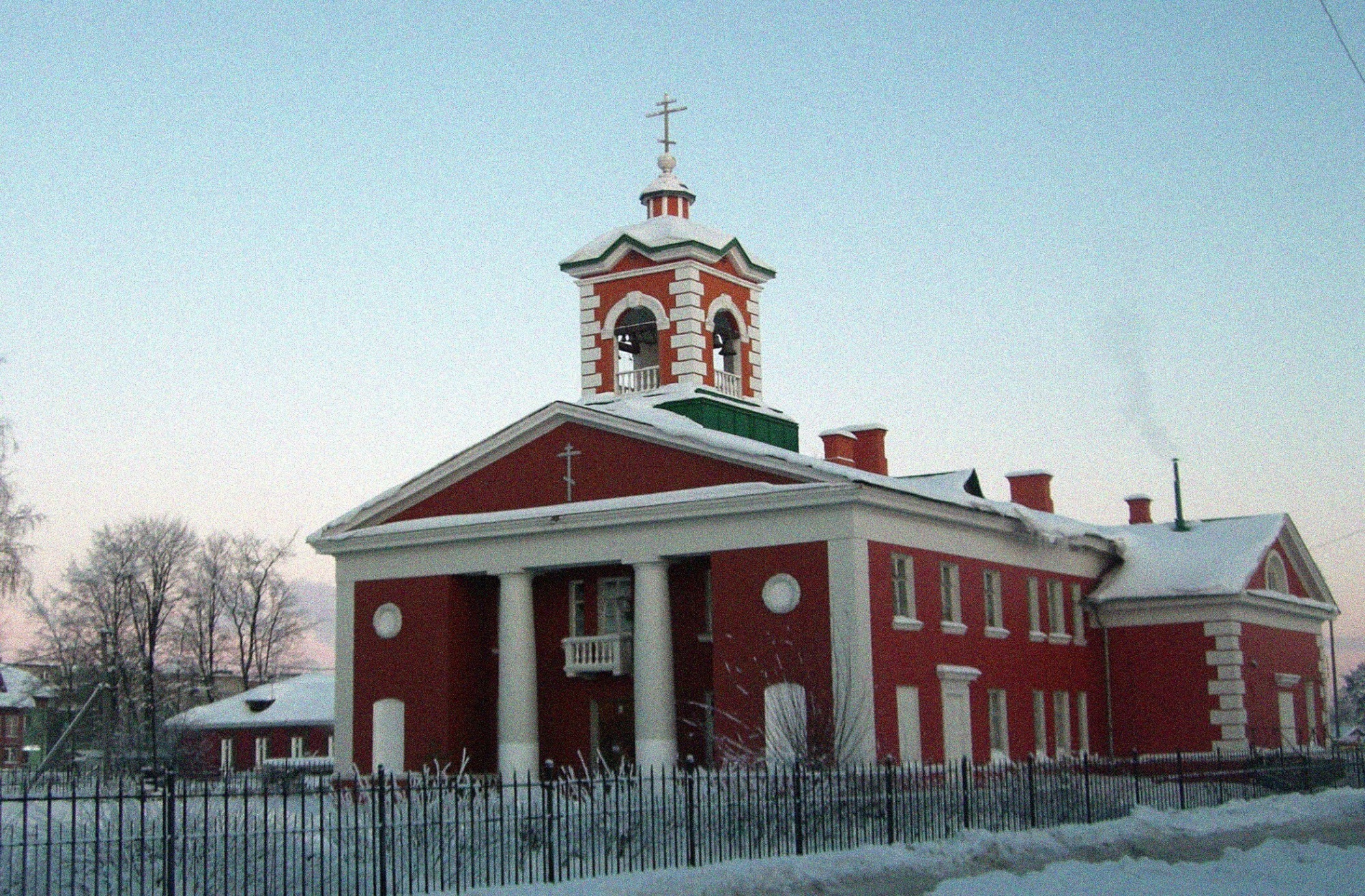 Храм святого Иоанна Милостивого в Отрадном - зимняя фотография