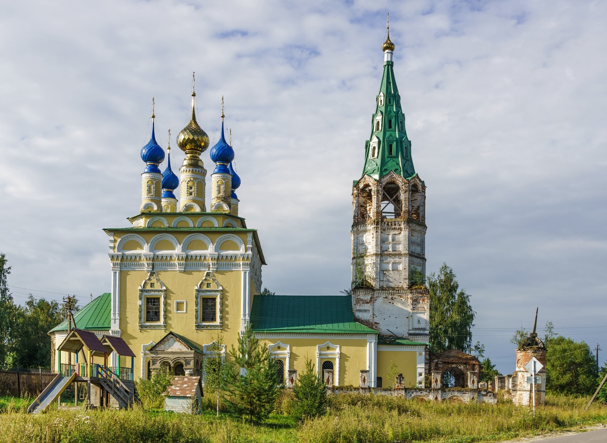 Церковь Рождества Пресвятой Богородицы в селе Горицы