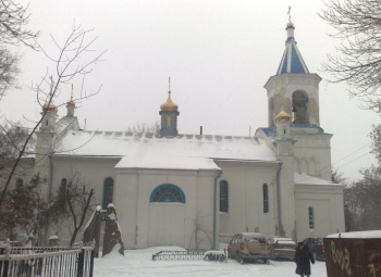 Свято-Димитриевский храм в Новочеркасске — зимняя фотография