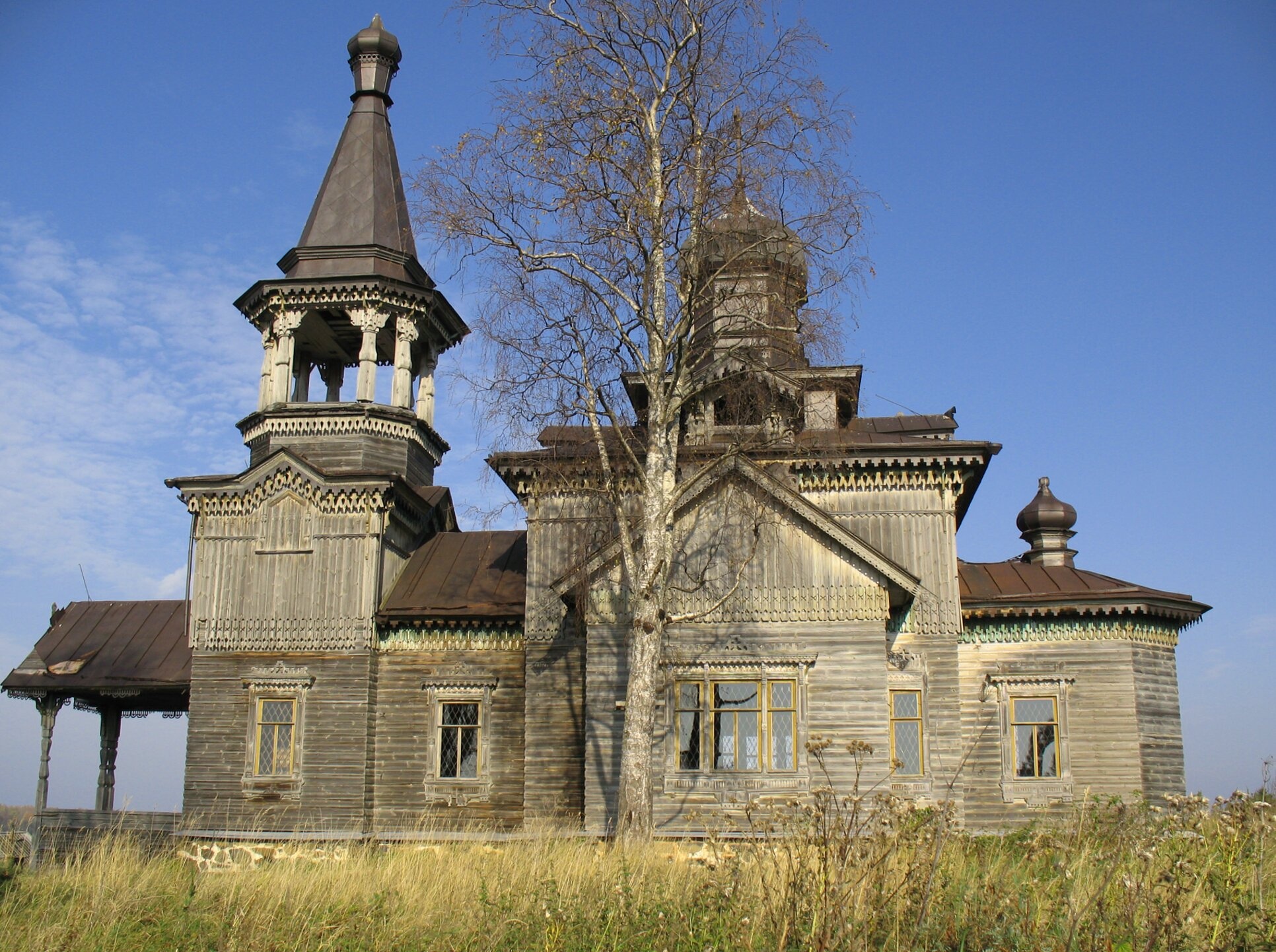 Церковь Иоанна Крестителя в Леликово на острове Кижи