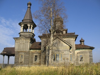 Церковь Иоанна Крестителя в Леликово на острове Кижи