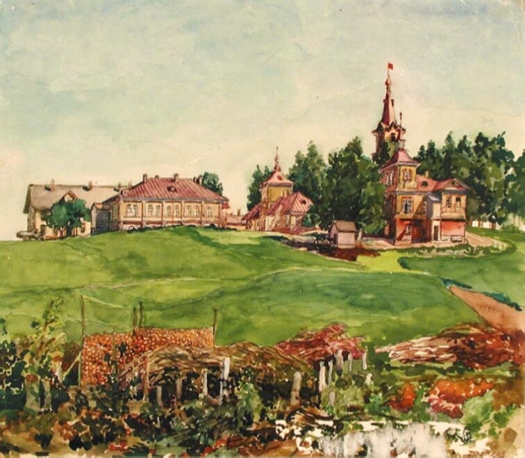 Церковь преподобного Иоанна Рыльского в Важеозерском Спасо-Преображенском монастыре