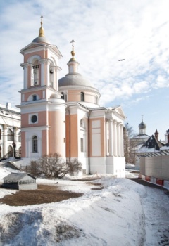 Храм Варвары Великомученицы на Варварке - зимняя фотография