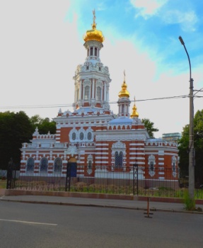 Воскресенская церковь на Смоленском кладбище в Санкт-Петербурге