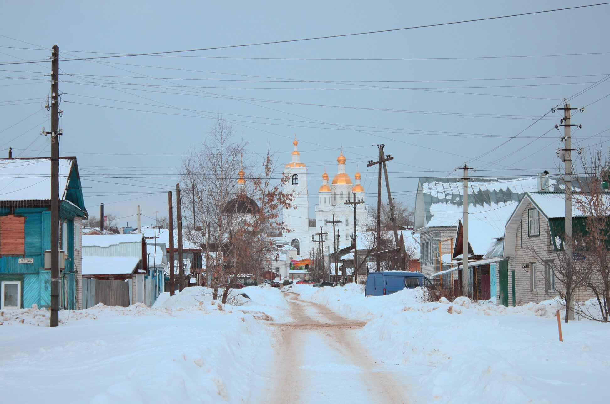 Благовещенская церковь в Арзамасе — зимний пейзаж