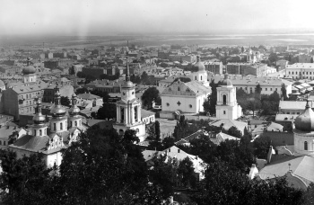 Вознесенский Флоровский монастырь в Киеве - историческая фотография