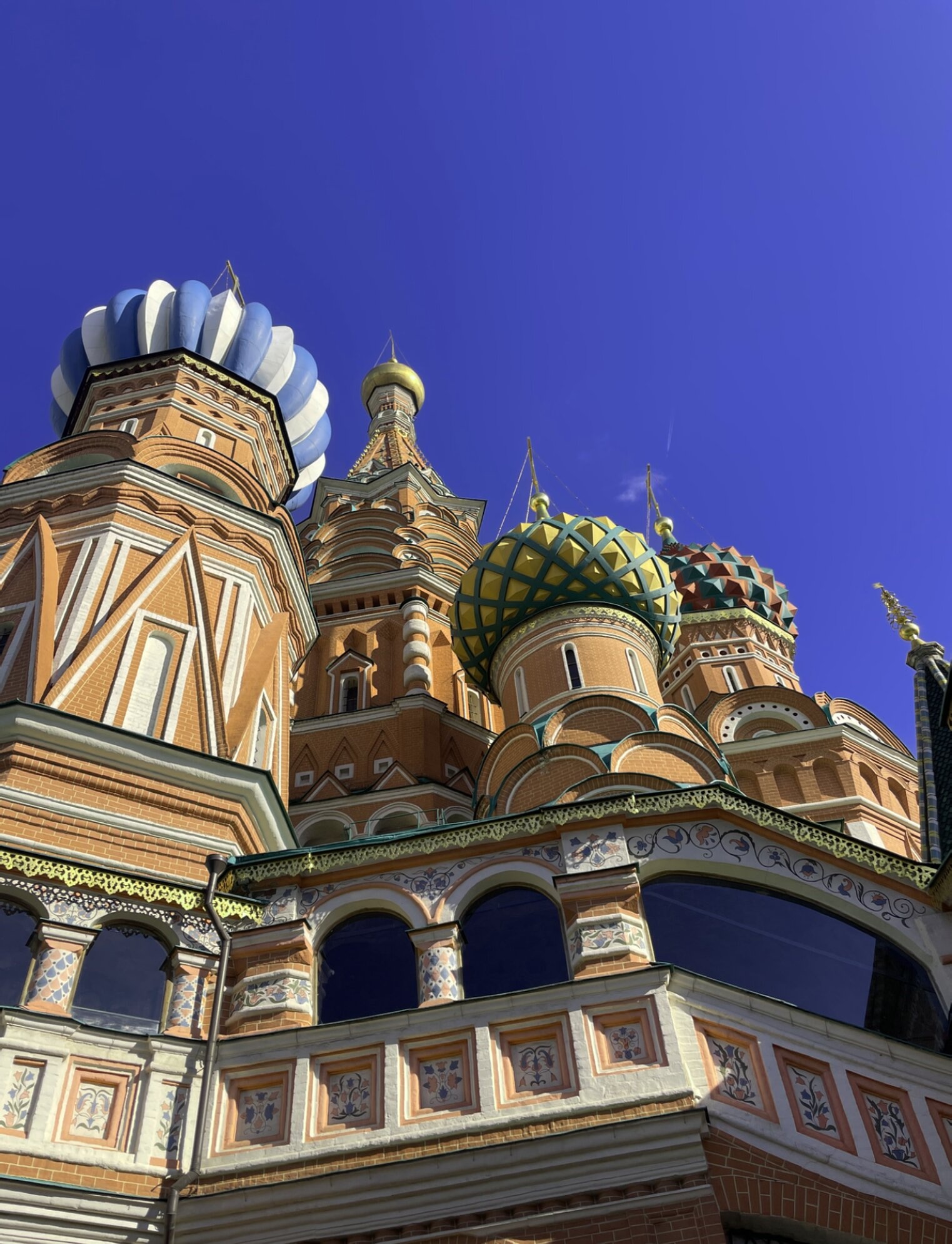 Храм Василия Блаженного (Покровский собор): архитектурные детали на фотографии