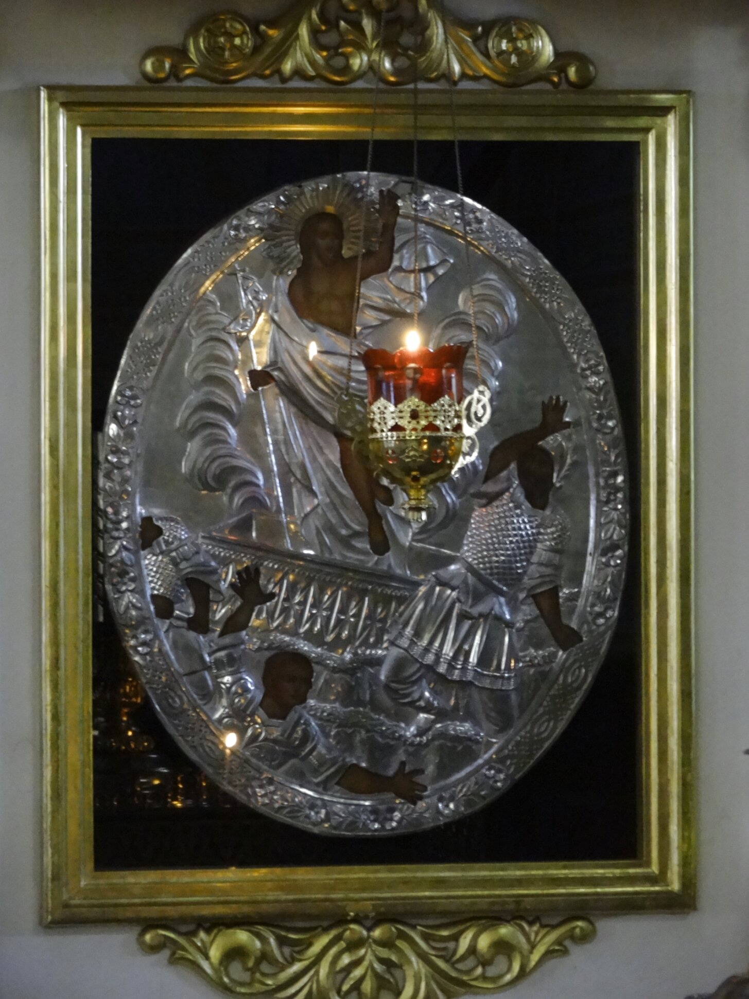 Троицкая церковь в Троицком: фрагмент стены с окном