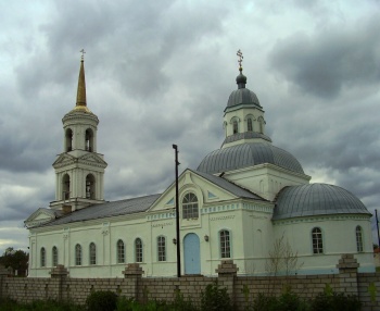 Храм в честь Казанской иконы Божией Матери в селе Новая Усмань