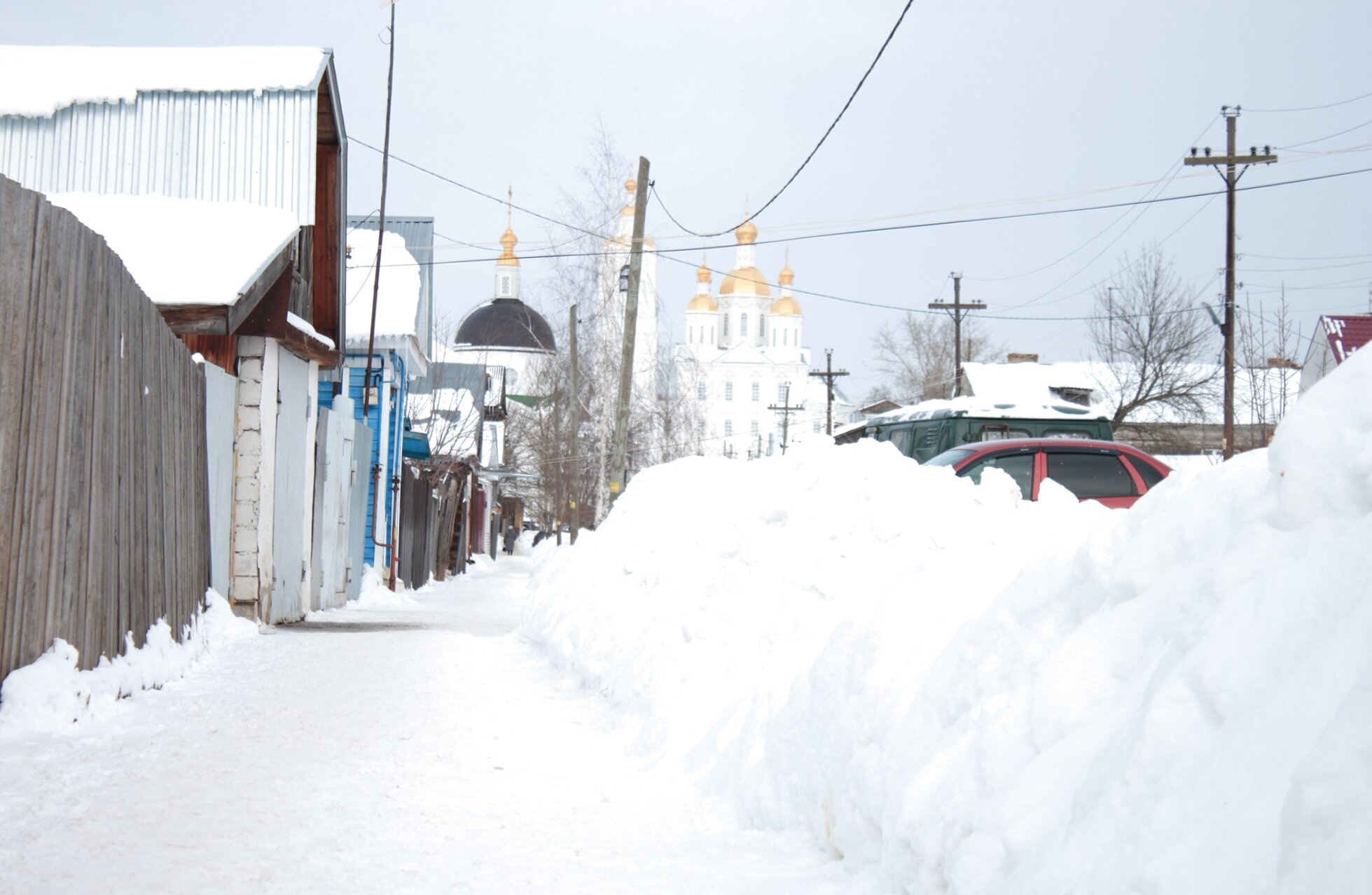 Благовещенская церковь в селе Благовещенское - зимняя фотография