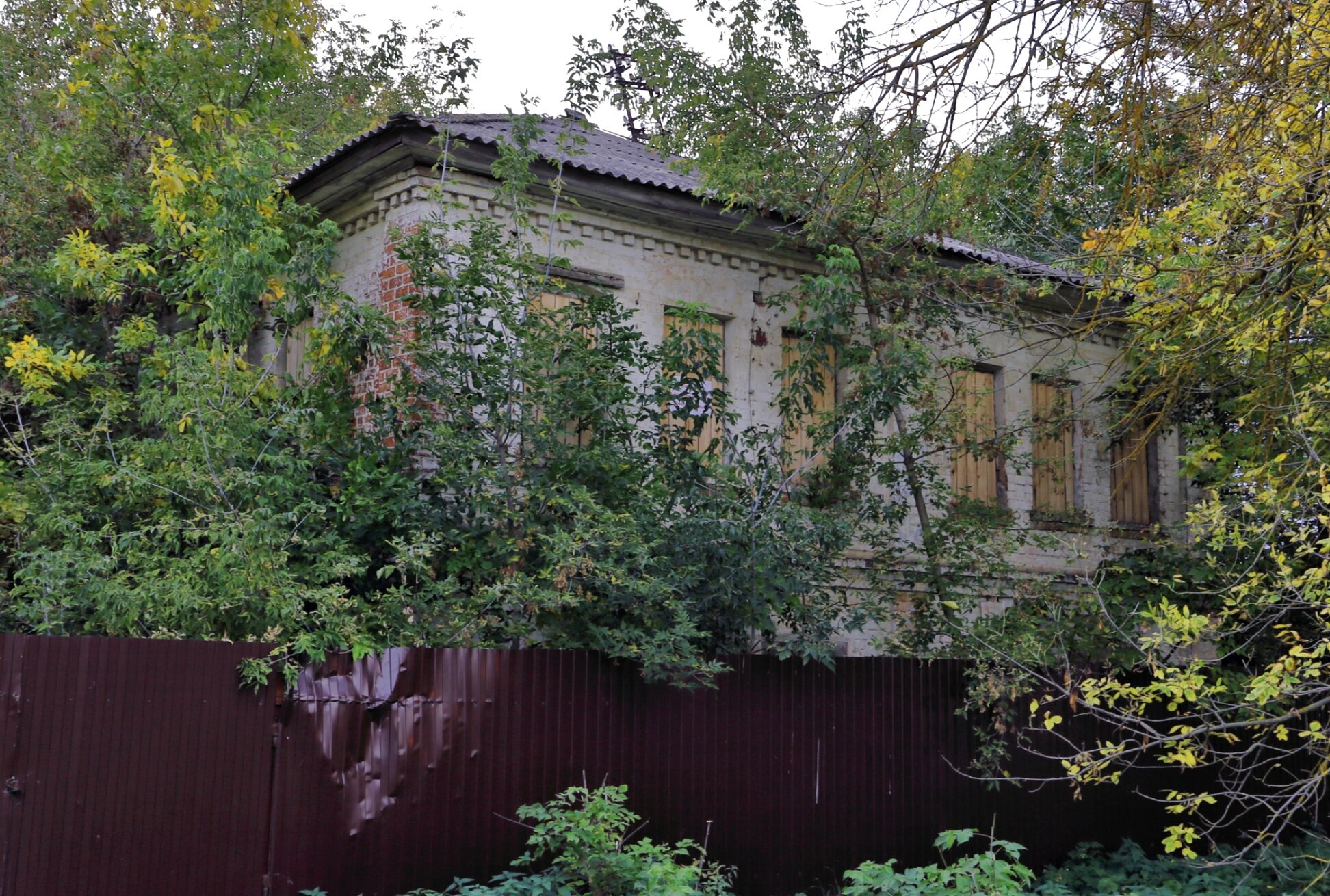 Заброшенная Церковь Сергия Радонежского в селе Аньково