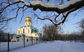 Феодоровский Государев собор в зимнем убранстве