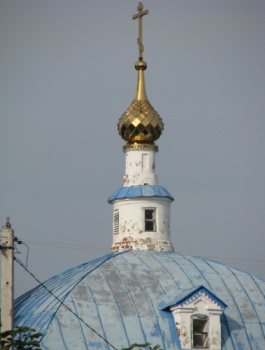 Купол Святоезерского Иверского монастыря