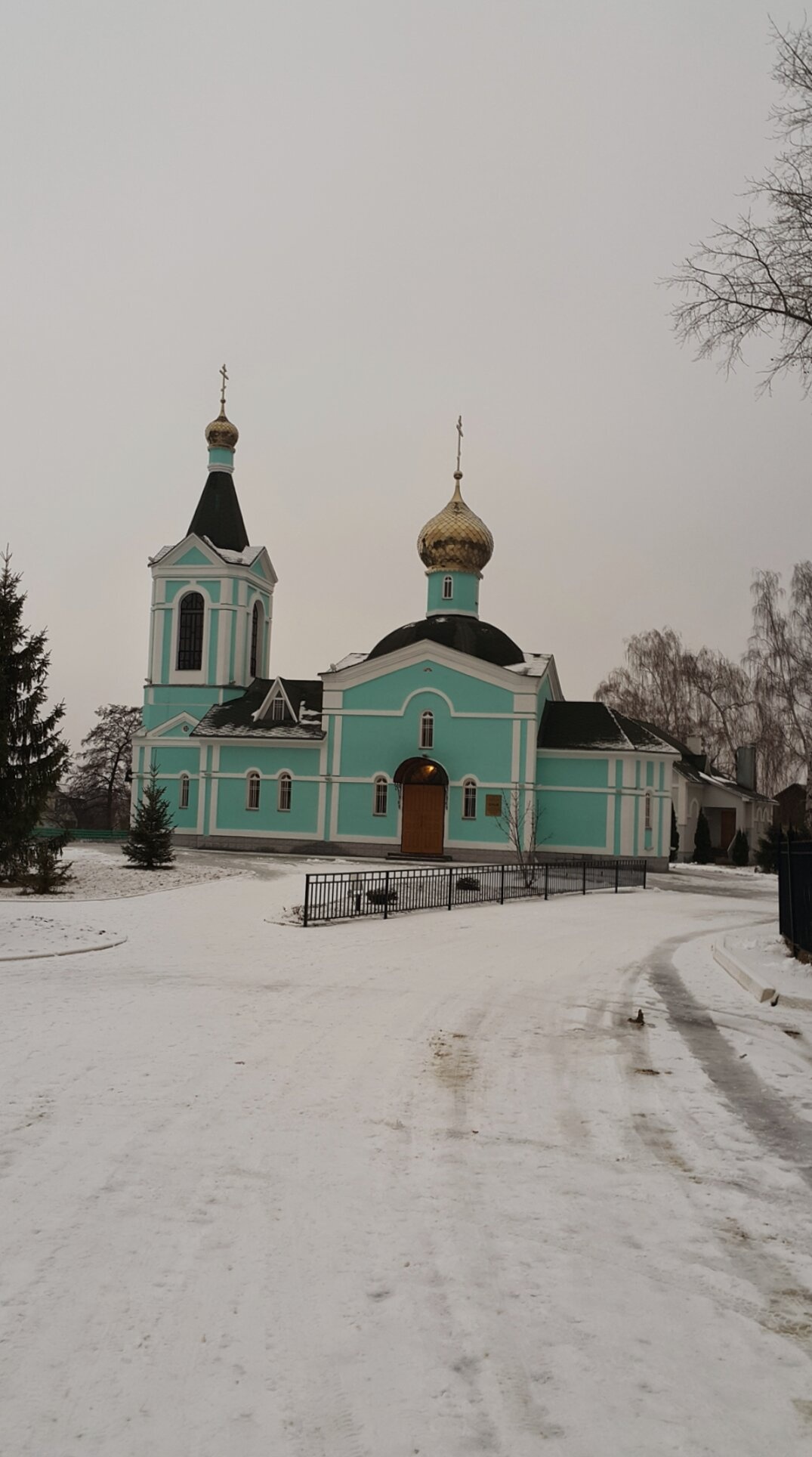 Зимний храм в Тригуляе: заснеженная церковь Тамбовской области