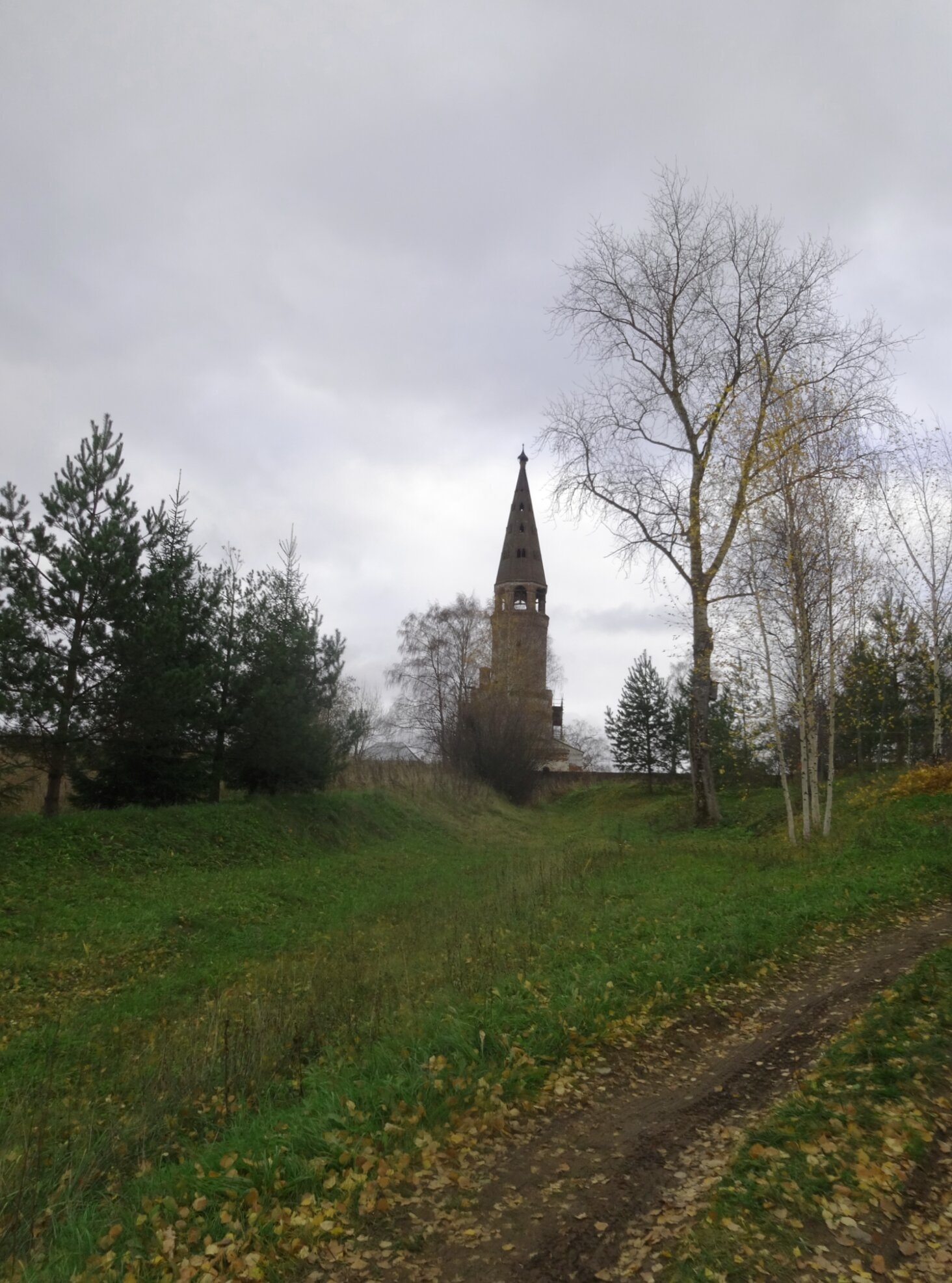 Колокольня Иоанно-Предтеченской церкви в селе Шухомош