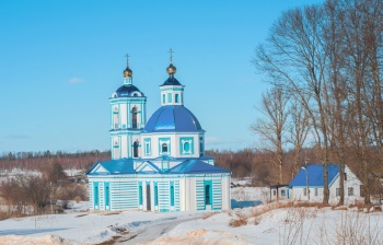 Храм Владимирской иконы Божией Матери в селе Кудрино