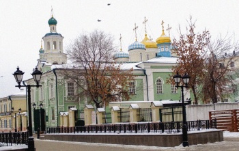 Никольский кафедральный собор в Казани — зимняя фотография