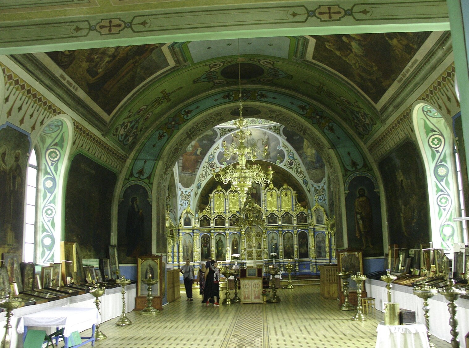 Интерьер Преображенского храма в Обуховке