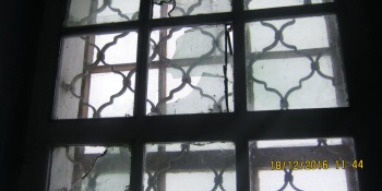 Окно Храма Успения Пресвятой Богородицы в селе Романово