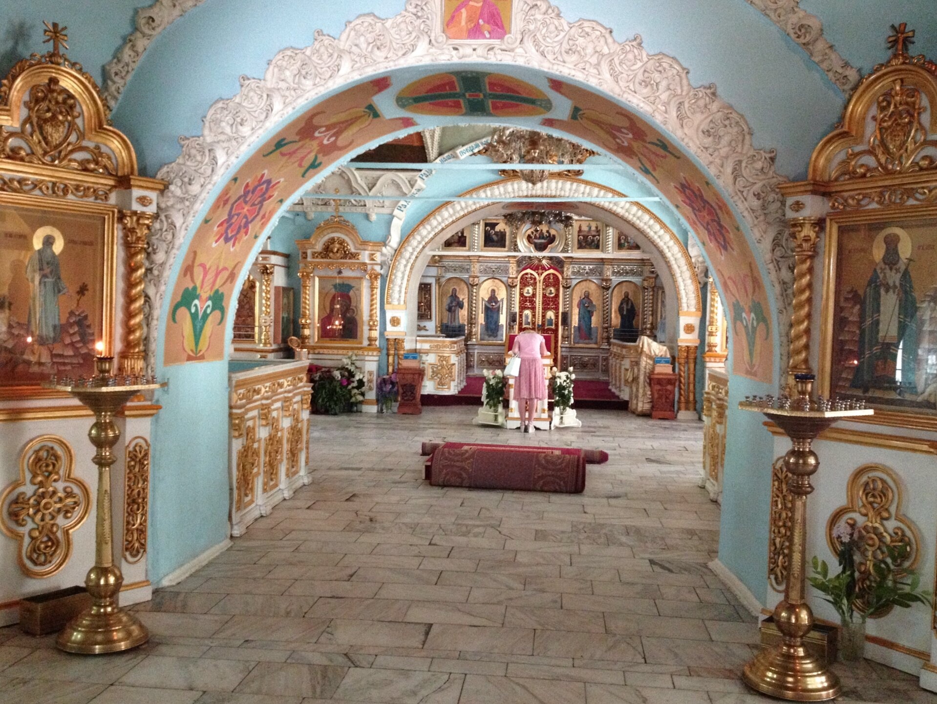 Интерьер Благовещенской церкви в Красноярске