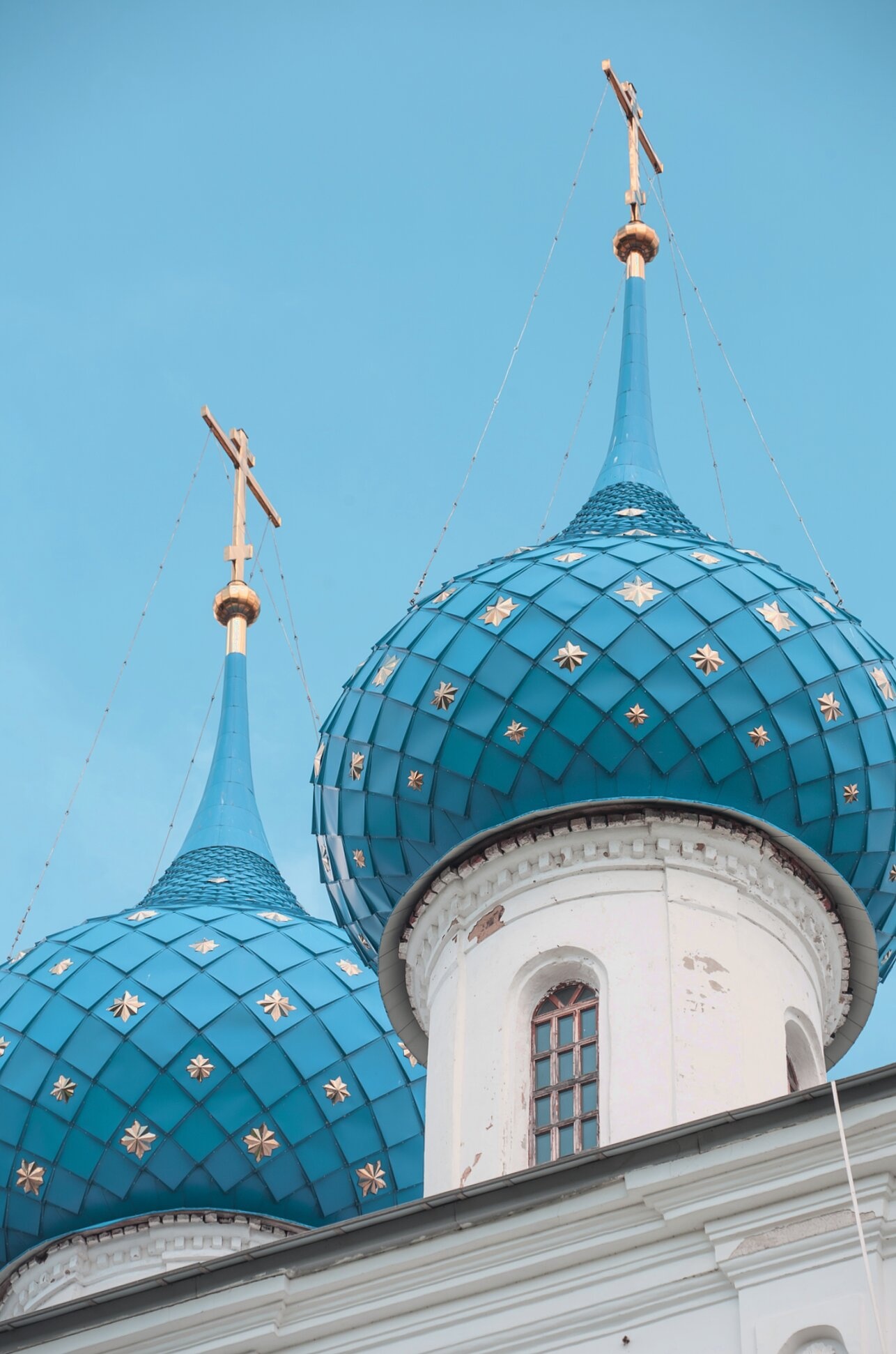 Купола Церкви Рождества Пресвятой Богородицы в Катунках