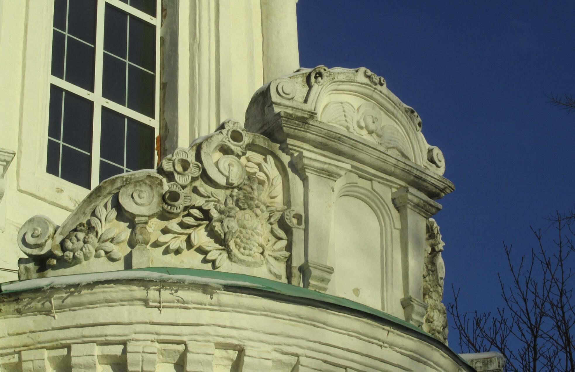 Интерьер Знаменской церкви в Дубровицах