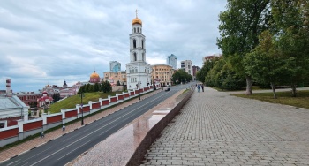 Панорама Самарского Иверского женского монастыря с храмом Святителя Николая Чудотворца