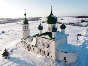 Георгиевская церковь в деревне Верхняя Паленьга